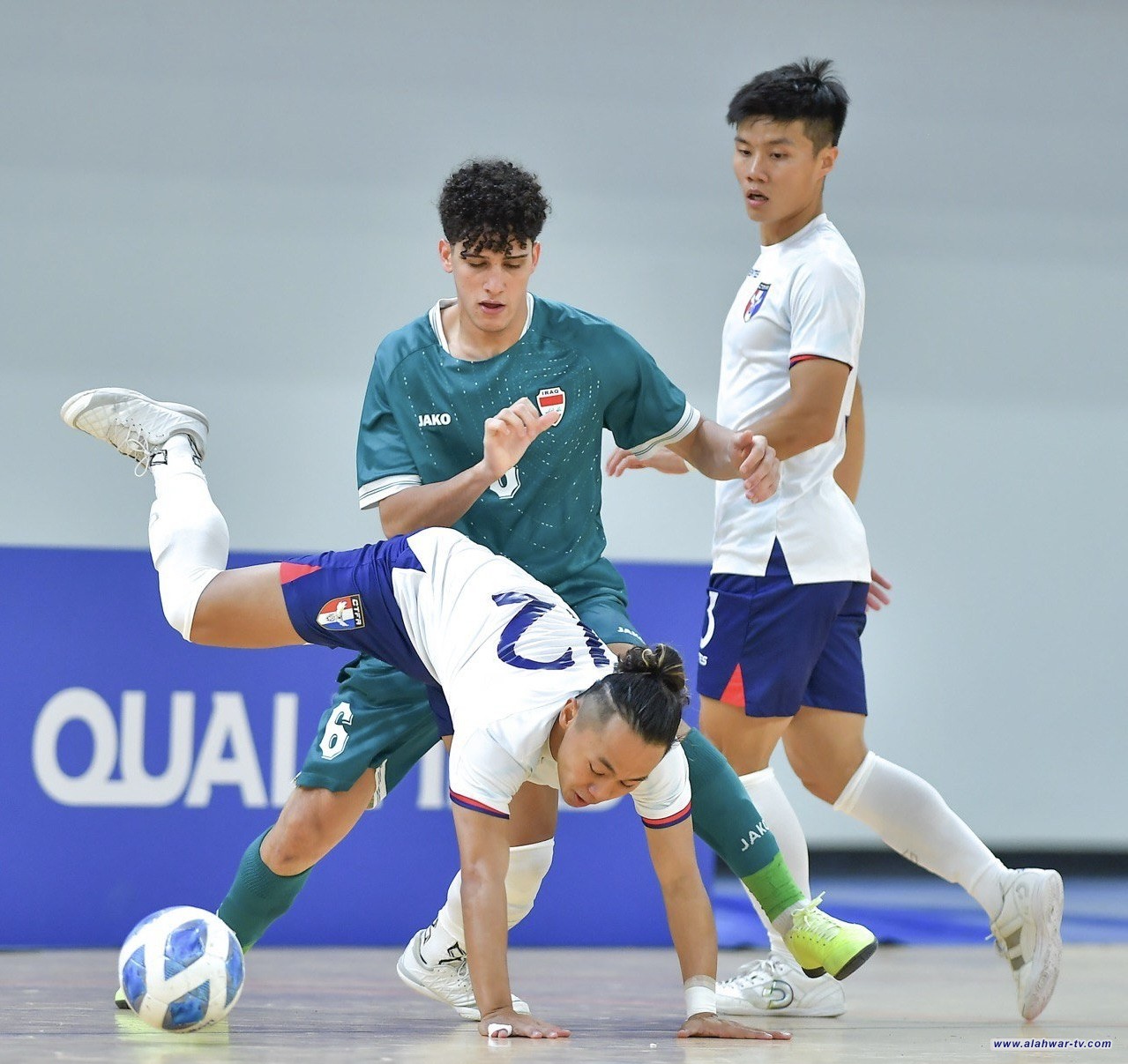 منتخبنا الوطني يتغلب على الصين تايبيه في تصفيات كأس آسيا لكرة الصالات