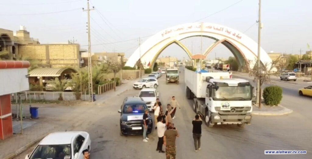 بالصور: الحشد في ذي قار يعلن انطلاق حملة فزعة عراقية للبنان