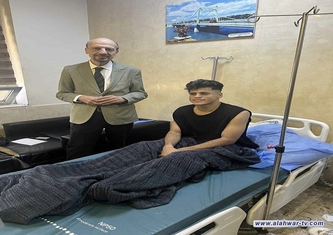 اللاعب كرار محمد يجتاز مرحلة الخطر