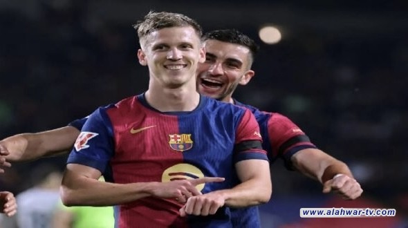 رابطة الليغا تطعن على قيد برشلونة لأولمو وفيكتور