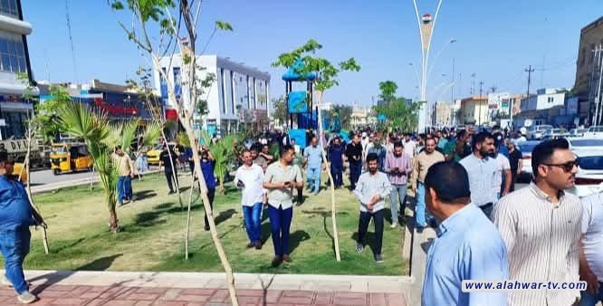 شهود عيان: مكافحة الشغب تفرّق محتجين أمام تربية ذي قار