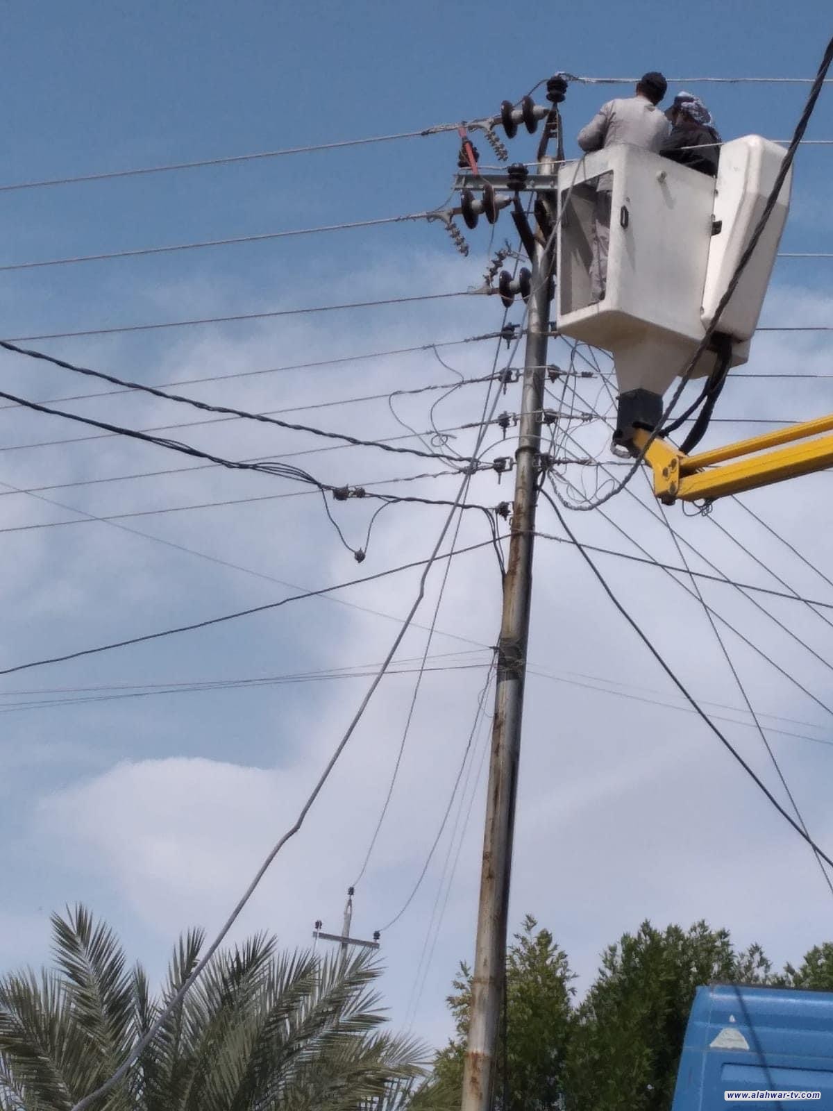 تشييد خطوط ونصب محولات كهربائية لعدد من قرى قضاء البطحاء بذي قار