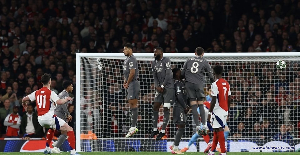 آرسنال يكتسح ريال مدريد بثلاثية نظيفة في دوري الأبطال