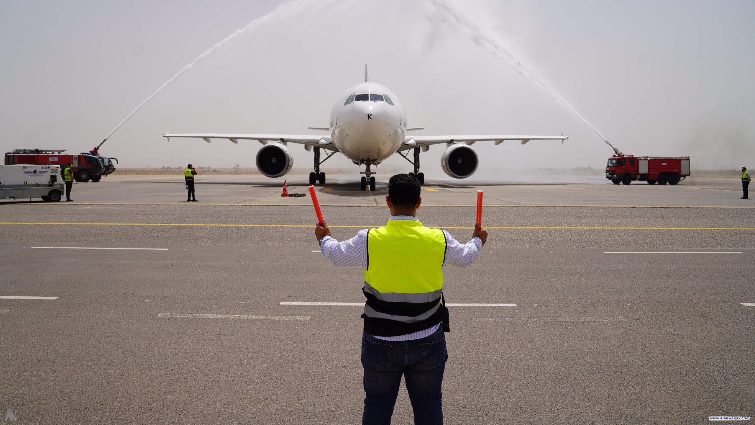 بعد توقف دام شهرين.. مطار النجف الأشرف يستأنف استقبال الرحلات الدولية