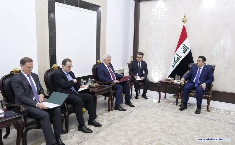 تسريع مشاريع حقل أريدو بين ذي قار والمثنى محور لقاء رئيس الحكومة مع رئيس لوك أويل الروسية