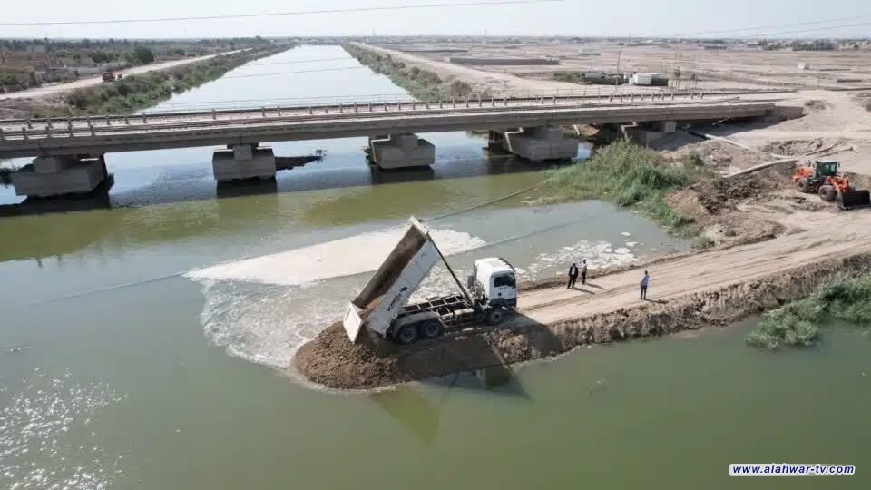 الموارد المائية في ذي قار تباشر تقنين نهر الحرية لدعم تدفق الفرات وتأمين مياه الإسالة