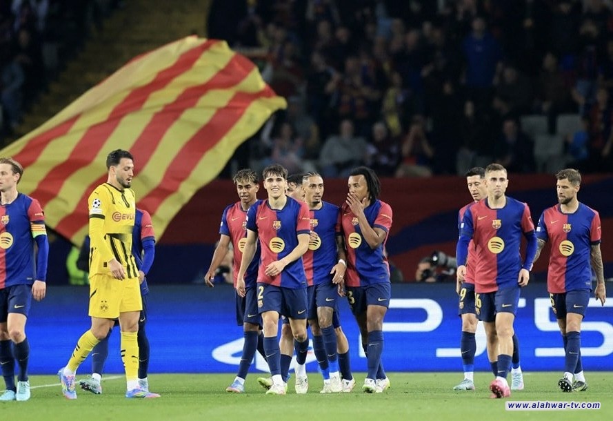 برشلونة يسحق دورتموند برباعية نظيفة في دوري الأبطال