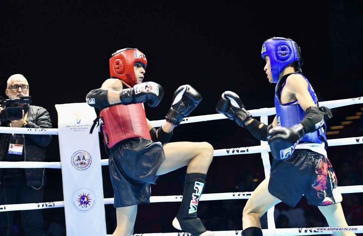 رضا قيصر يتأهل إلى الدور الثاني بالمواي تاي ضمن المنافسات الآسيوية للشباب