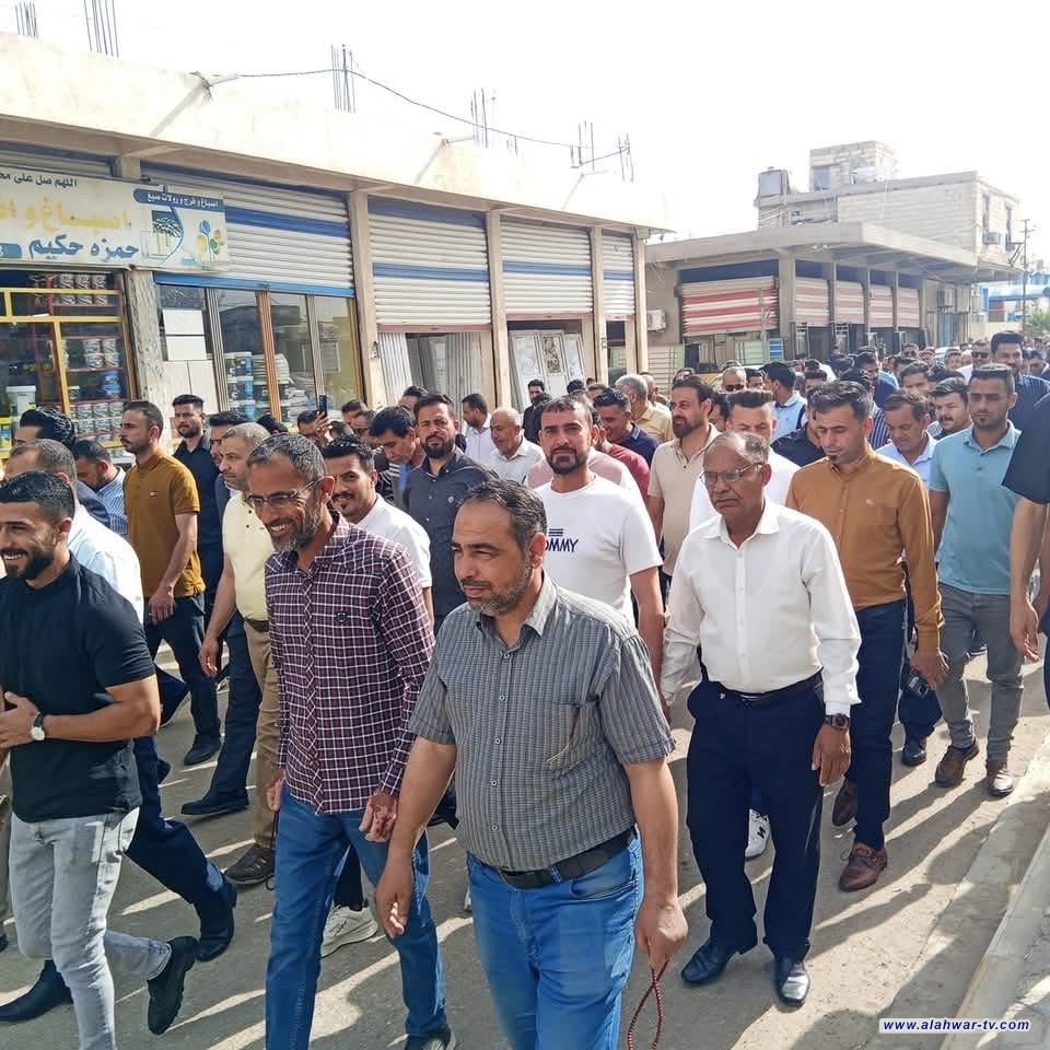 بالصور: احتجاجات الكوادر التربوية في سوق الشيوخ والرفاعي على خلفية الاعتداءات الماضية