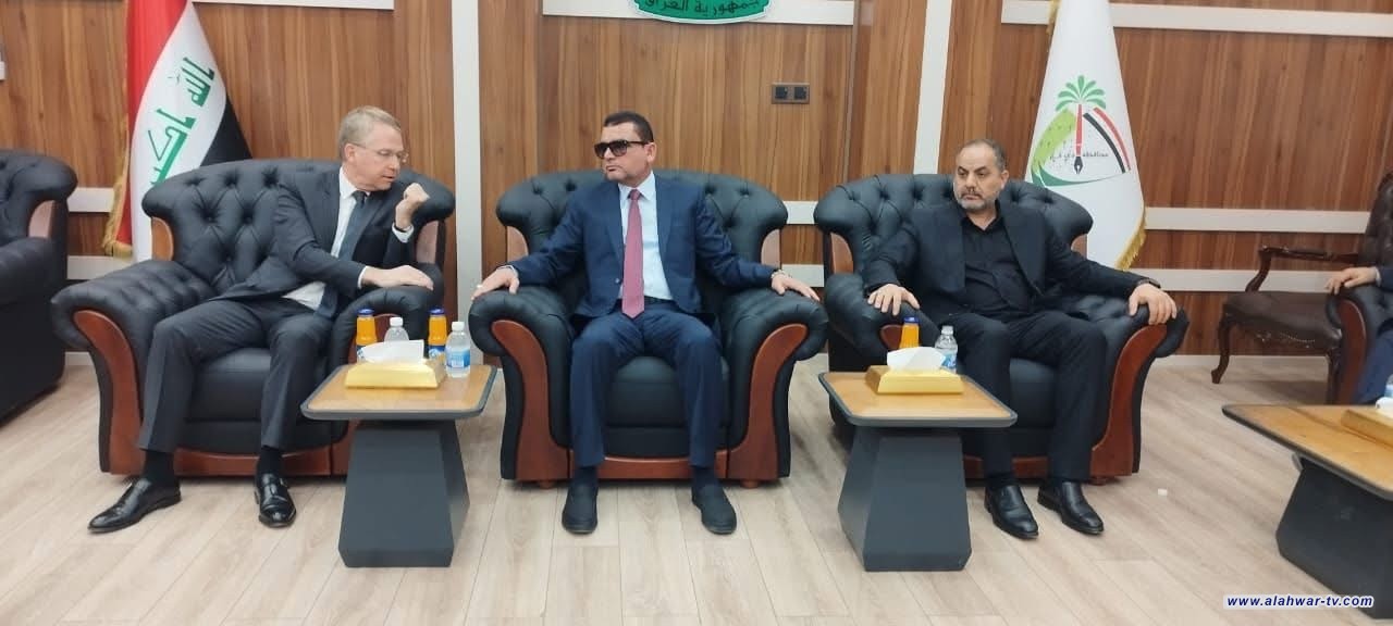 حكومة ذي قار تبحث مع السفير الفرنسي تطوير قطاع السياحة والاستثمار