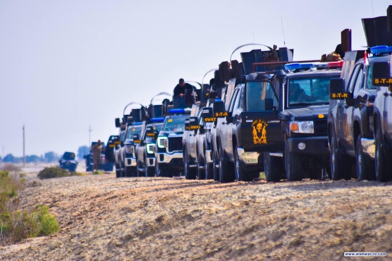 شرطة ذي قار تنفذ عملية امنية في الدواية وتلقي القبض على متهمين ومصادرة اسلحة غير مرخصة