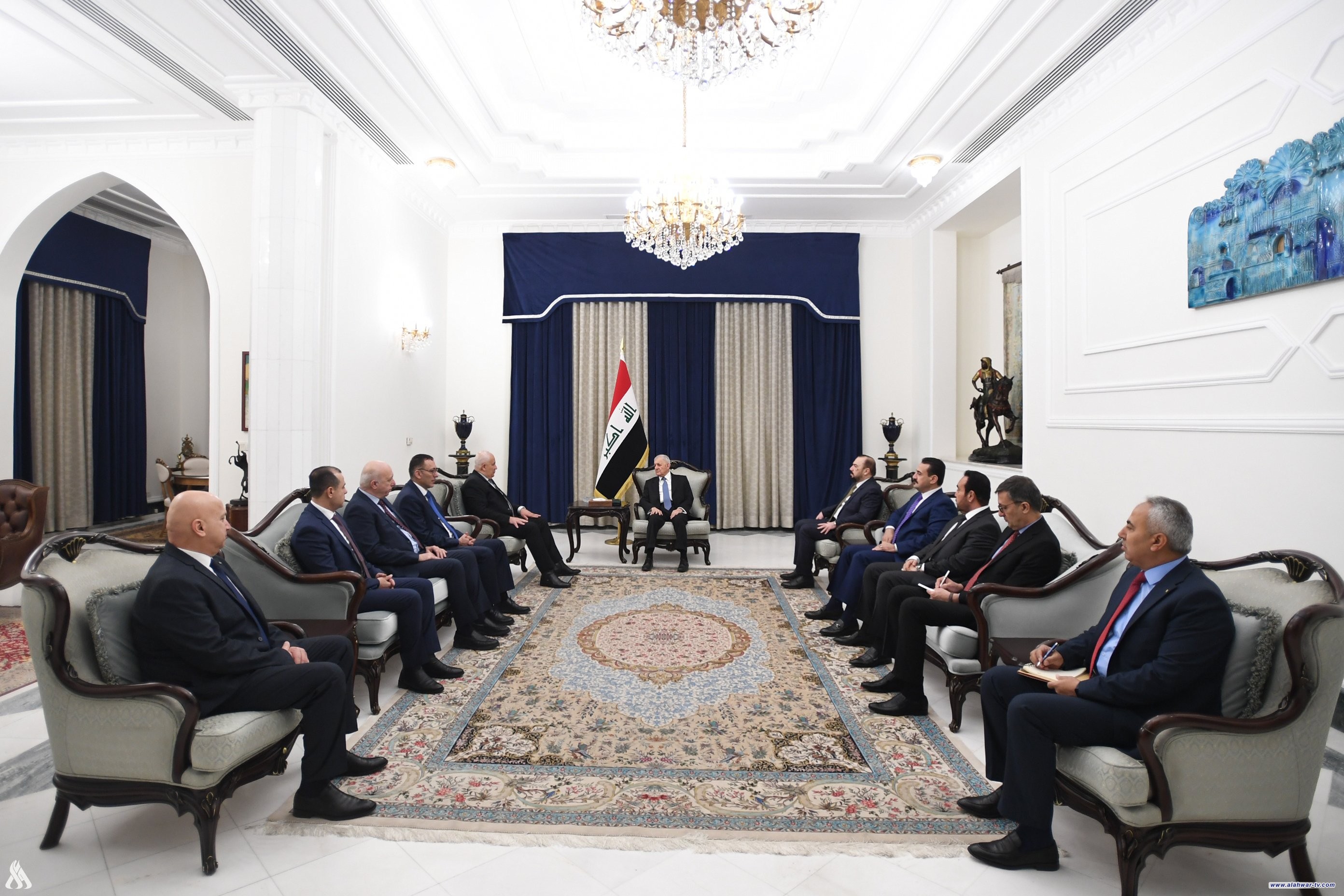 رئيس الجمهورية يؤكد ضرورة إنهاء العدوان على الشعب الفلسطيني