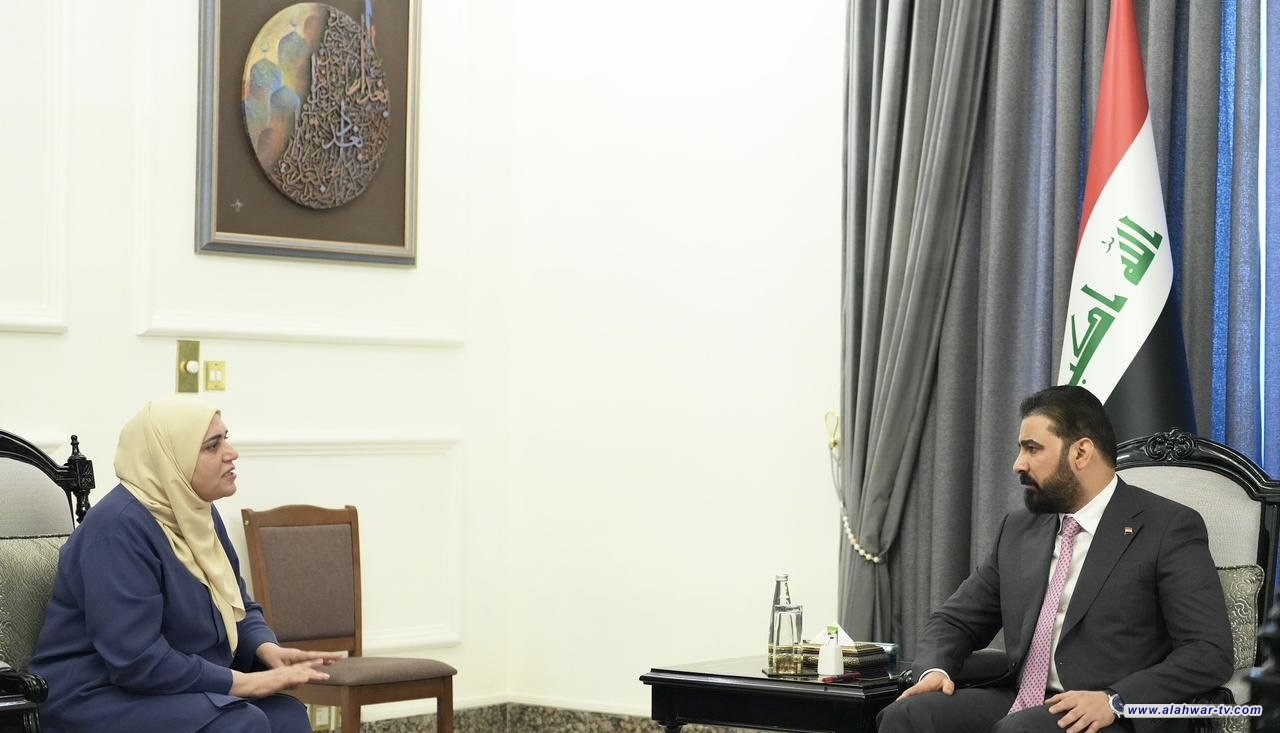 الزيدي يبحث مع وزيرة المالية الإيرادات وملف الرواتب