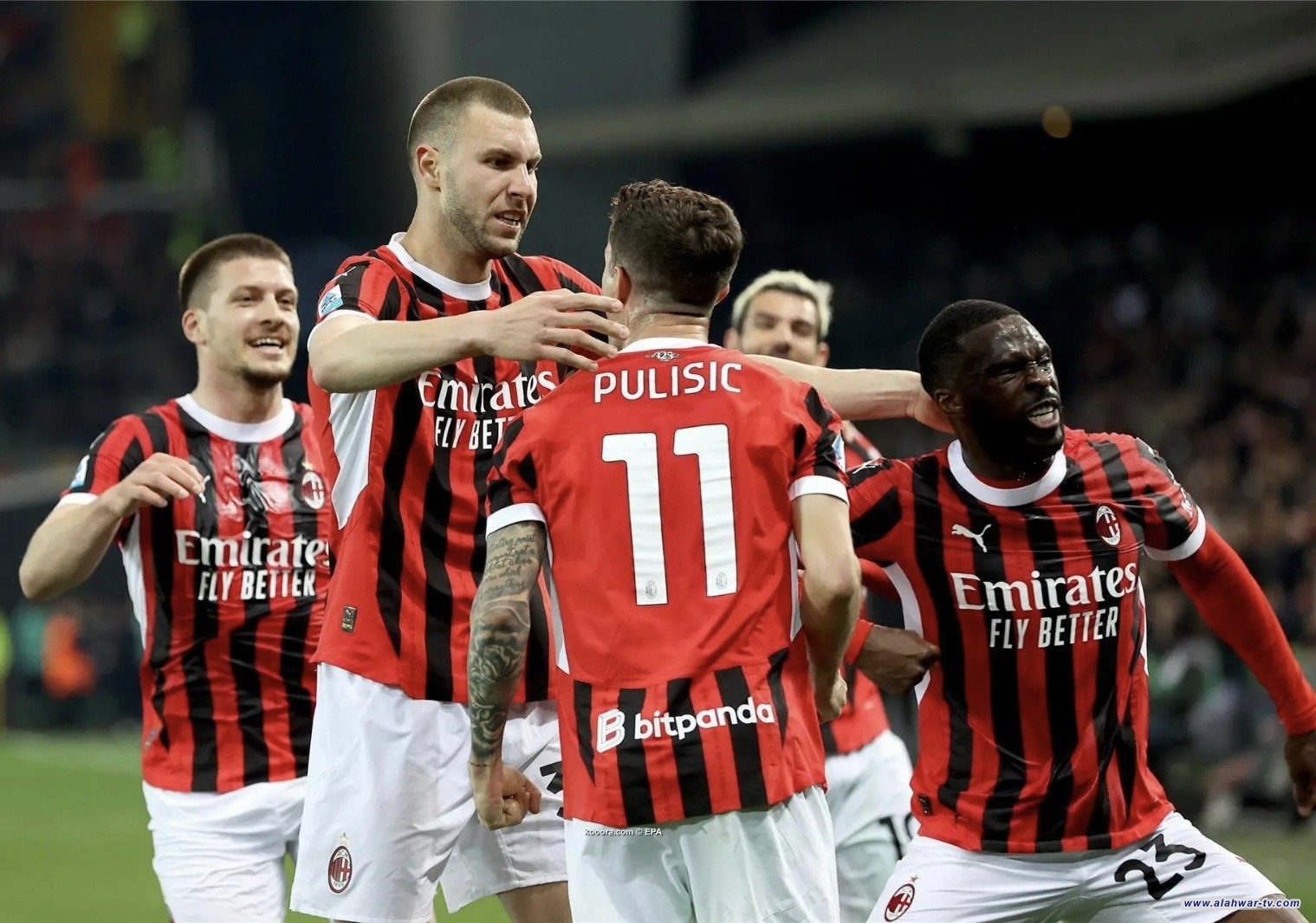 ميلان يسحق أودينيزي برباعية نظيفة في الدوري الإيطالي