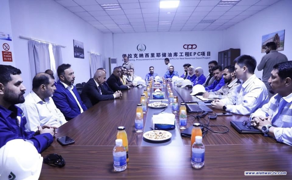 بإنجاز 79%.. الشركة الصينية تقترب من إنهاء أكبر مستودع نفطي في ذي قار