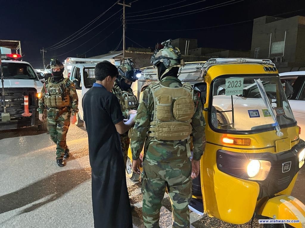 القبض على 4 متهمين خلال ممارسة امنية في قضاء الرفاعي .