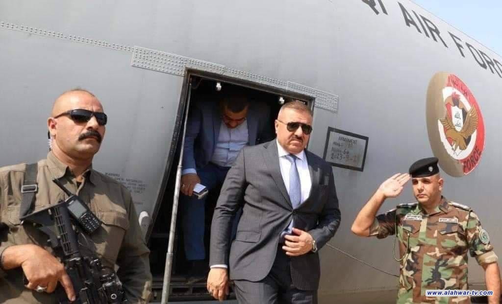وزير الداخلية يصل محافظة ذي قار