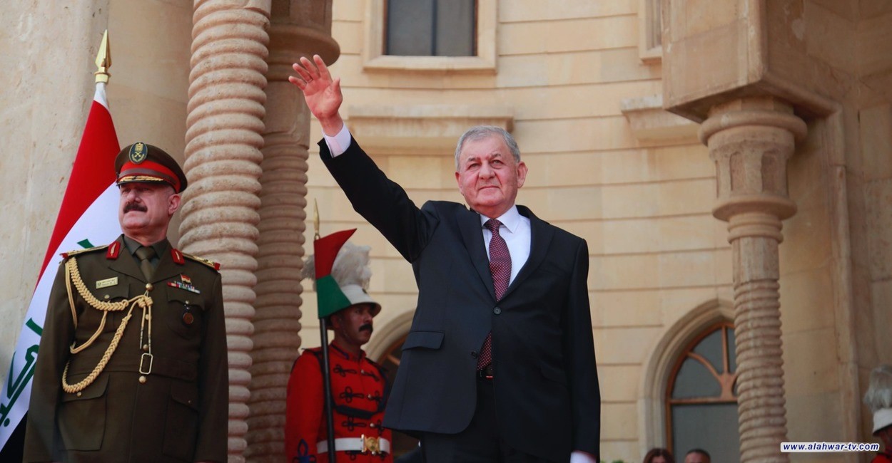 رئيس الجمهورية العراقية يصل الى كركوك