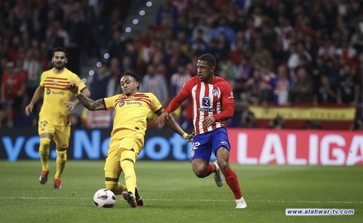 برشلونة يكتسح أتلتيكو مدريد بثلاثية نظيفة ويرتقي لوصافة الليجا
