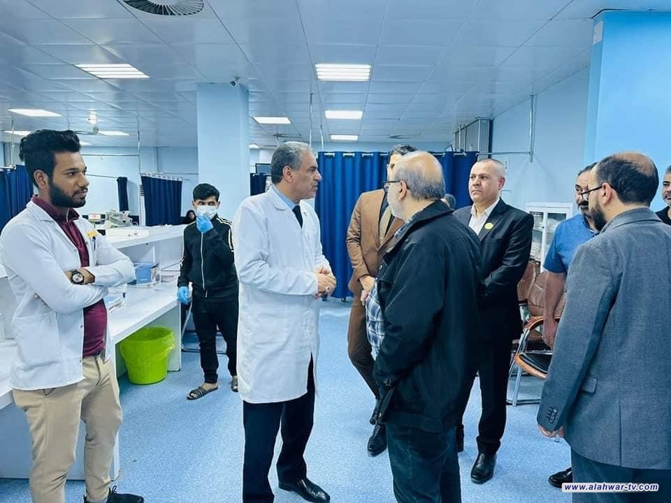 وفد إيراني مختص بالتدريب والتطوير يزور مستشفى الناصرية للقلب