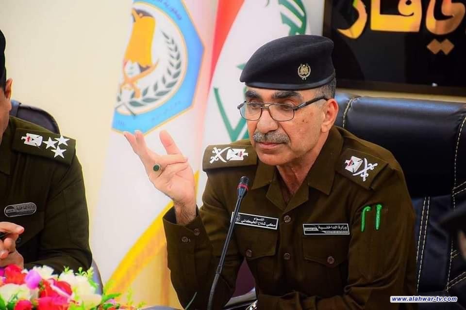 قائد شرطة ذي قار يقدم اعفاء من منصبة