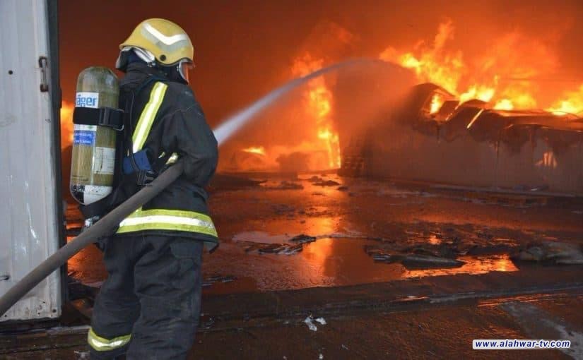إصابة اثنين من الدفاع المدني خلال السيطرة على حريق جامعة العين في الناصرية
