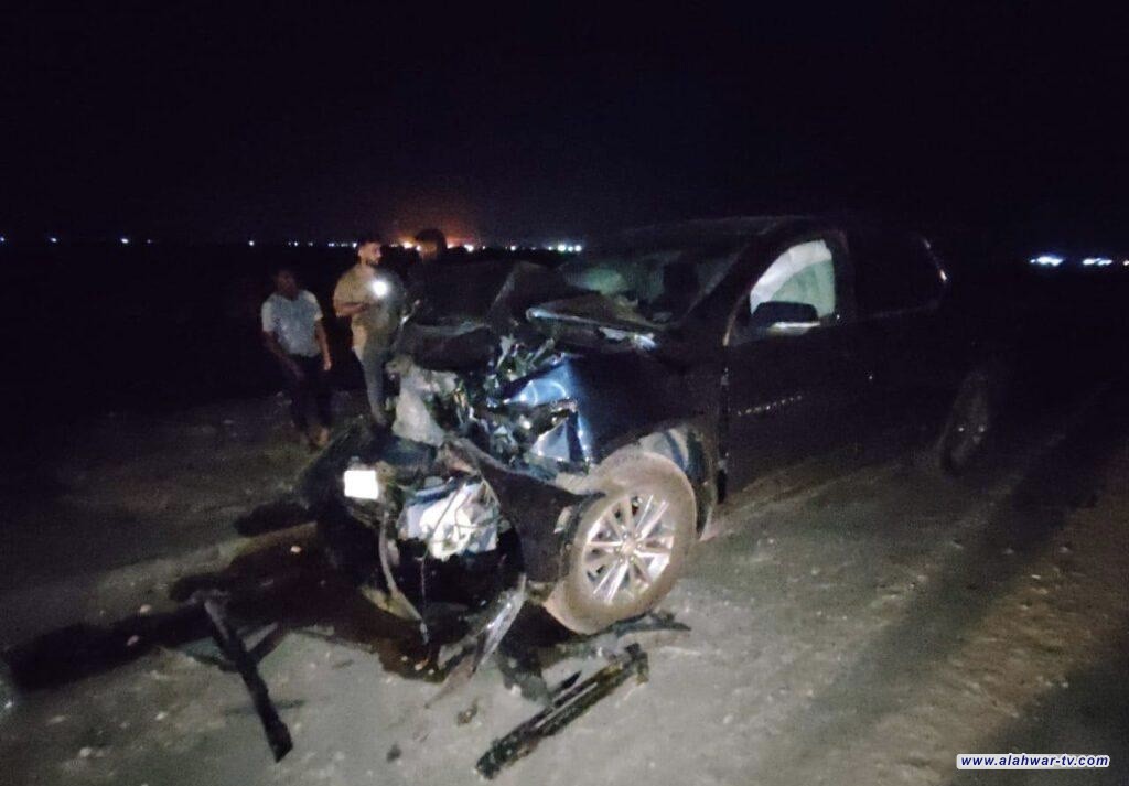 مصرع شخص وإصابة أربعة آخرين في حادث سير شمال الناصرية
