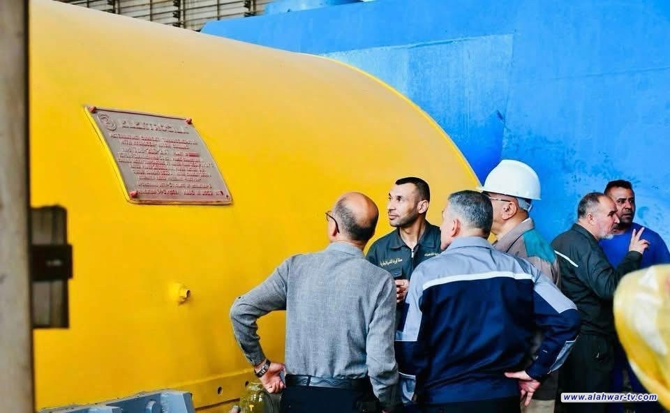 محطة الناصرية الحرارية تُشغّل وحدتها الثالثة بقدرة 140 ميغاواط بإشراف مباشر من مدير عام إنتاج الكهرباء