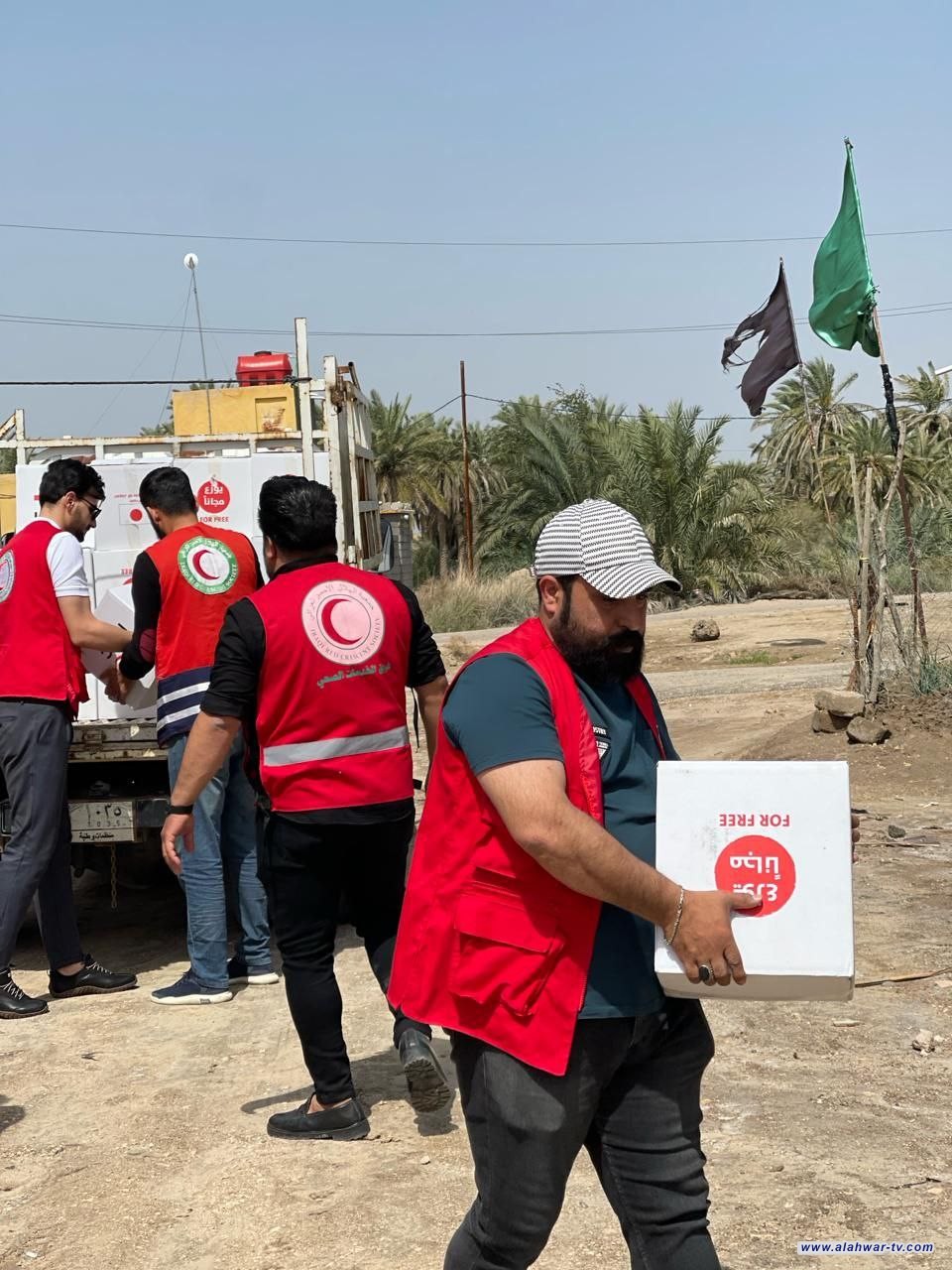 الهلال الاحمر في ذي قار تطلق حملة كبرى للتوعية الصحية