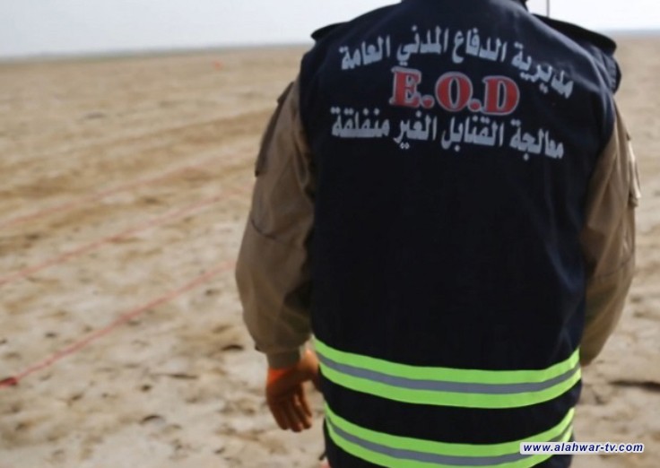 العثور على مخلف حربي بمحاذاة الطريق السريع بين المثنى وذي قار