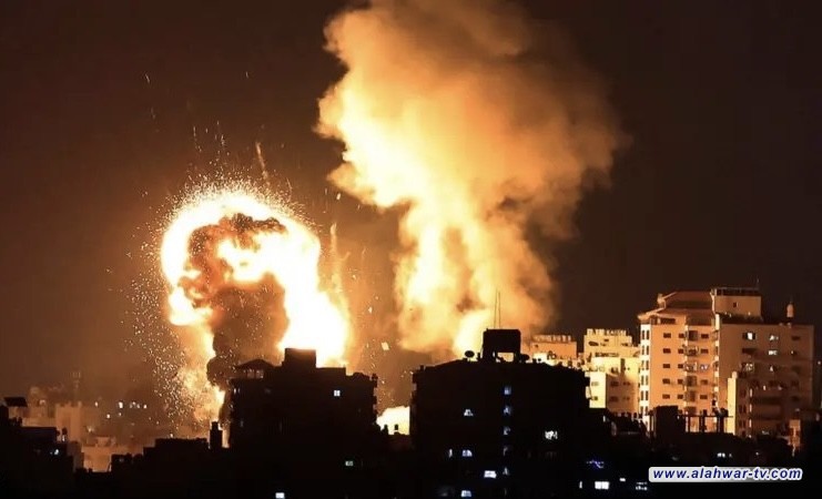 الجيش الصهيوني يشن غارات عنيفة على غزة