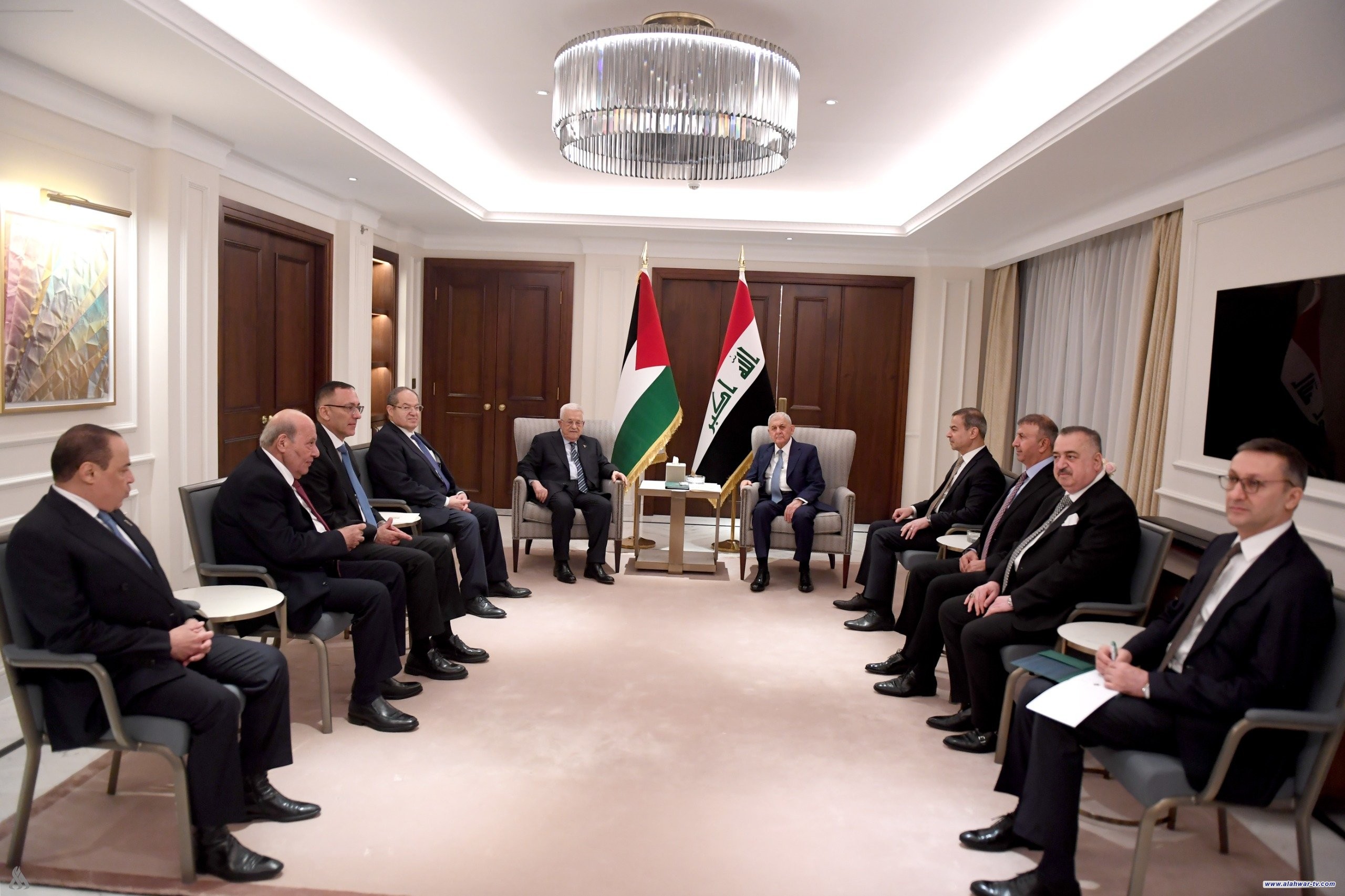 رئيس الجمهورية يؤكد دعم العراق الكامل لحقوق الشعب الفلسطيني
