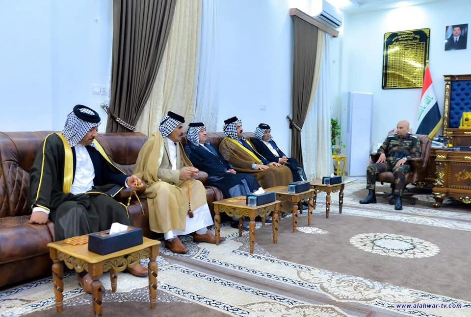 قـائــد شـرطــة ذي قـــار نجاح العابدي يلتقي عددا من شيوخ ووجهاء قضاء قلعة سكر .