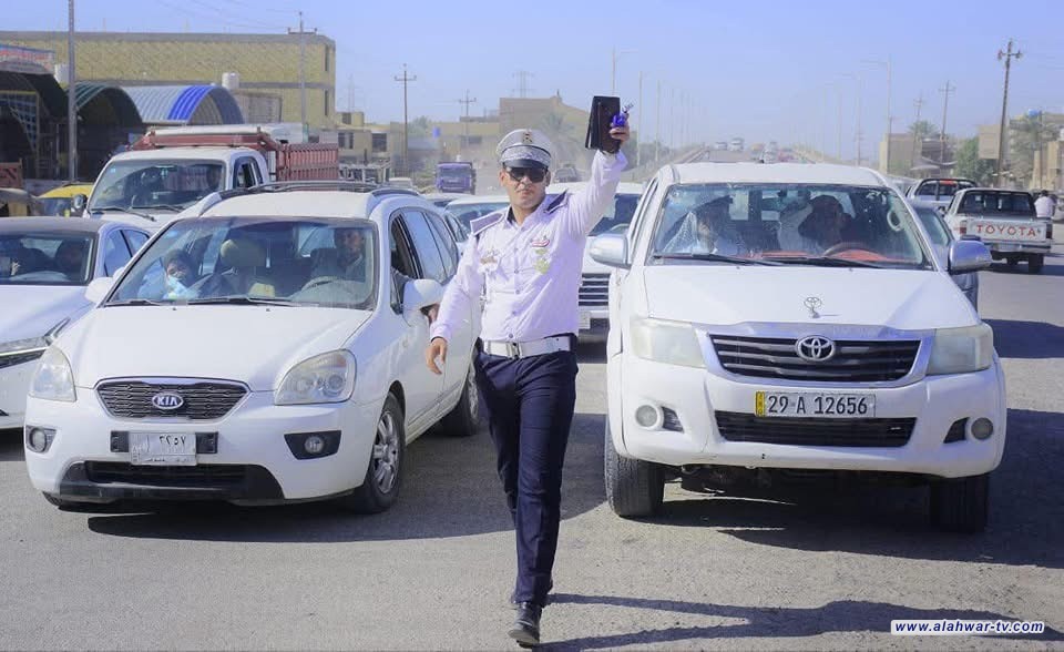 بالصور.. ضمن الخطة المرورية لتخفيف الزخم في شوارع ذي قا