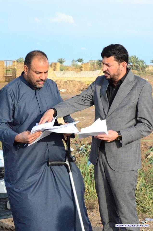 الخفاجي يستجيب لمناشدة اهالي مناطق السهلان في قضاء الغراف لفتح الطرق بعد موجة الامطار