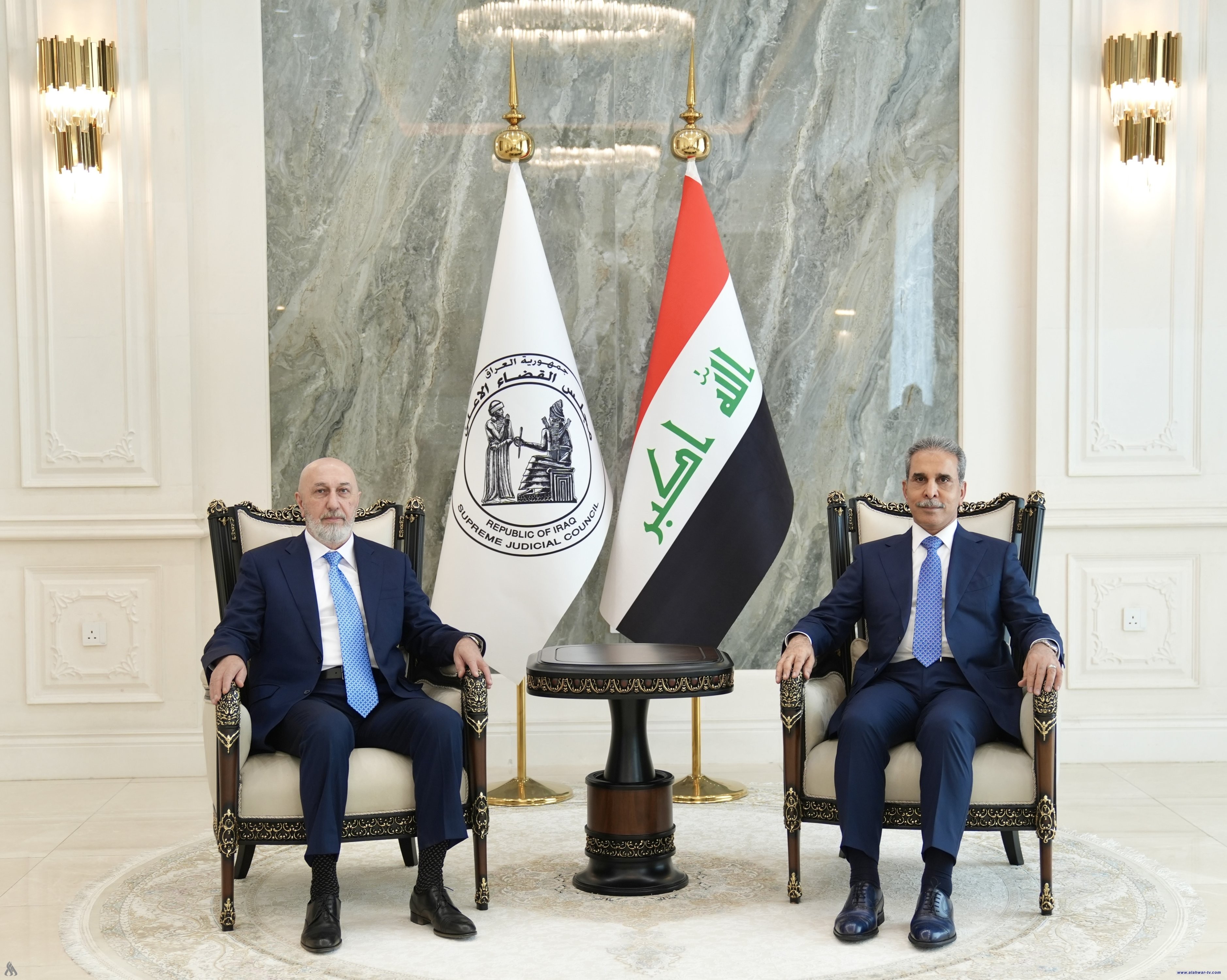 رئيسا القضاء والجمهورية يؤكدان أهمية الإسراع باستكمال تشكيل مجلس الوزراء ضمن المدة الدستورية