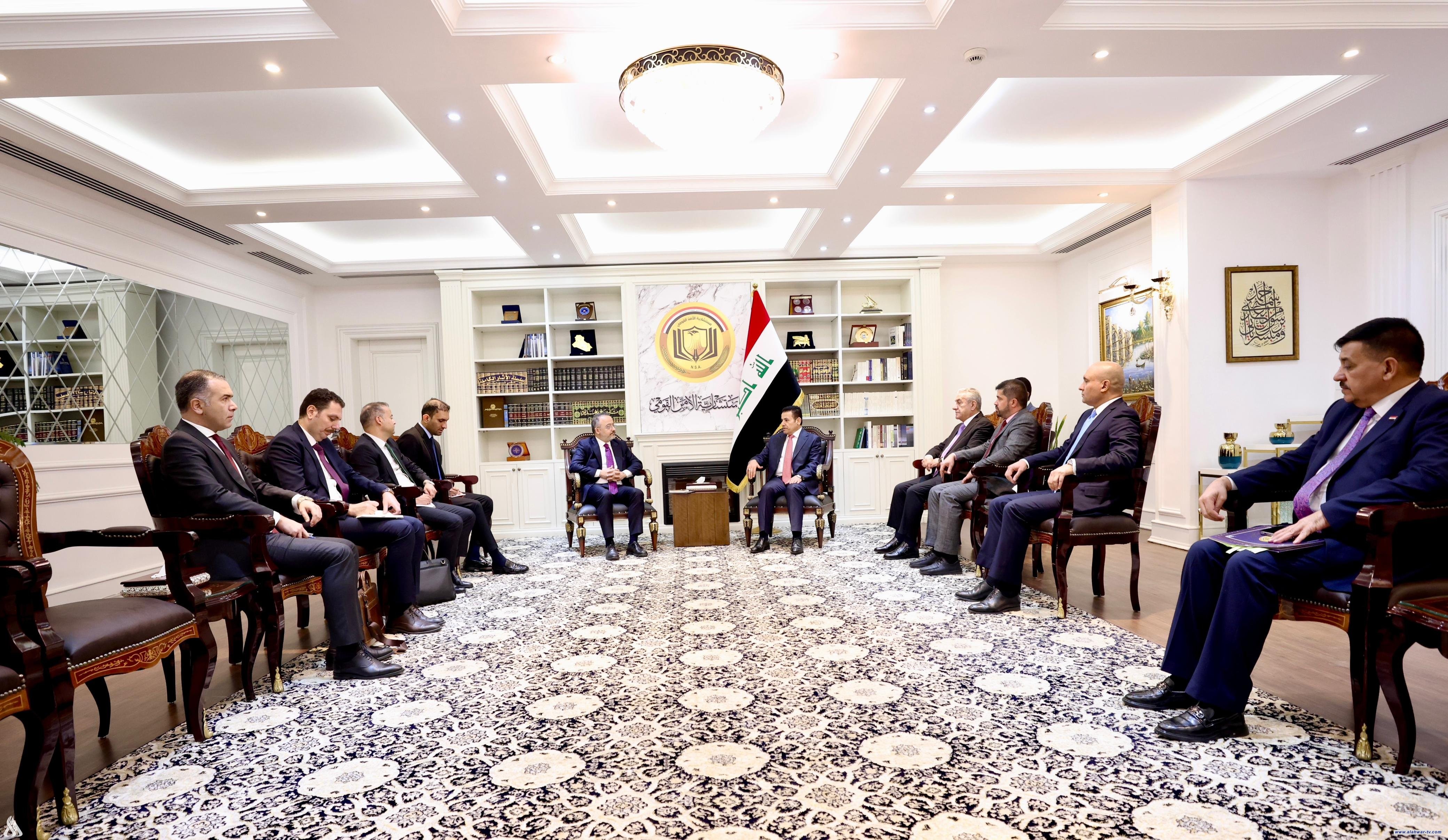 العراق وتركيا يؤكدان أهمية التعاون بمجال مكافحة الإرهاب وضبط الحدود