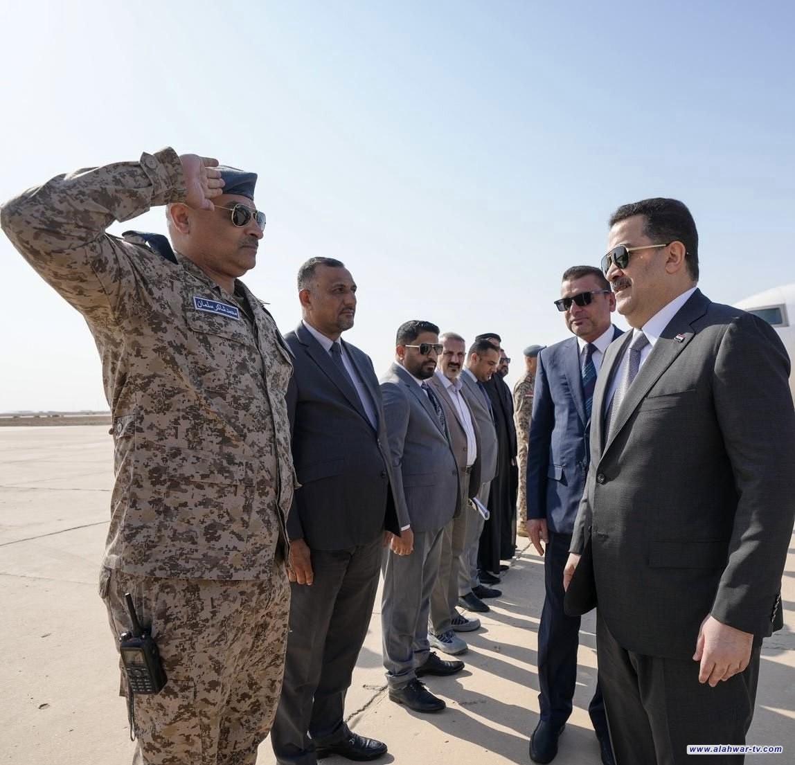 رئيس الوزراء يصل إلى محافظة ذي قار