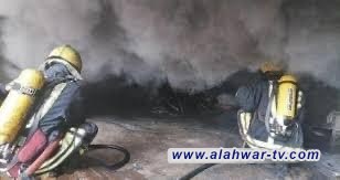 إصابة رجل إطفاء اثناء اخماد حريق اندلع في منزل بمنطقة السراي وسط الرفاعي شمال الناصرية