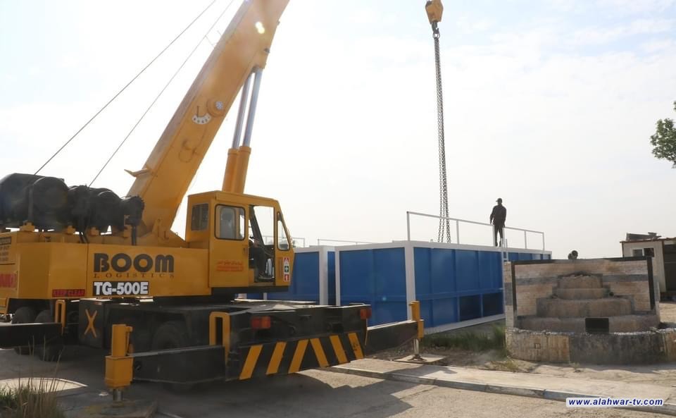 مدير ماء ذي قار  يعلن عن وصول المعدات الميكانيكية لمشاريع مركز ماء الناصرية