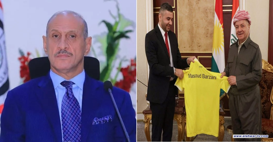 درجال يثمن جهود مسعود بارزاني بعد تكريمه نادي دهوك