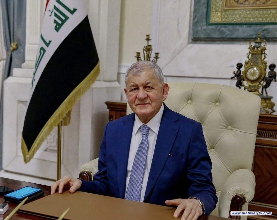 رئيس الجمهورية يدعو السيد مقتدى الصدر إلى المشاركة في الانتخابات المقبلة