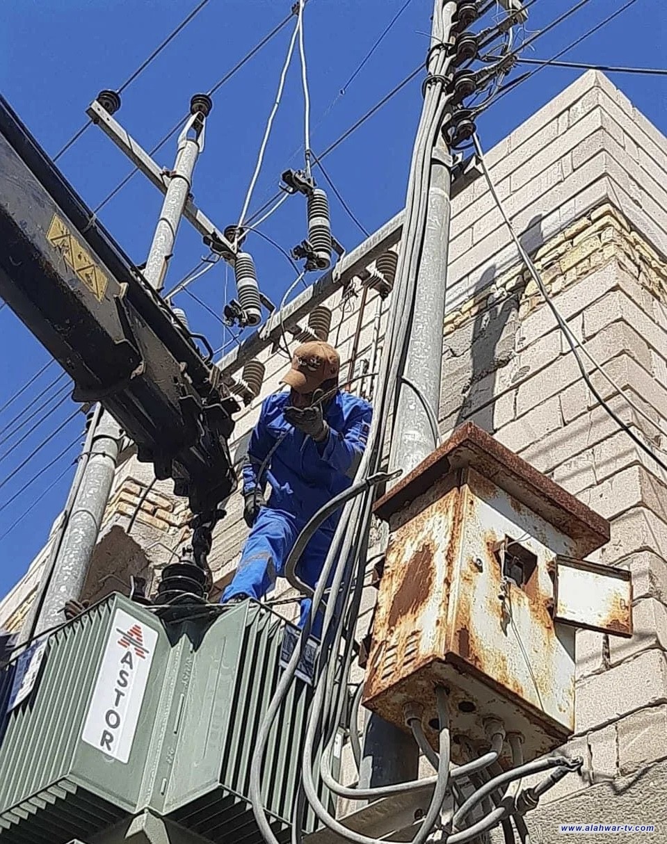 كهرباء ذي تنفذ حملة صيانة استباقية في سوق الشيوخ استعدادا للصيف المقبل