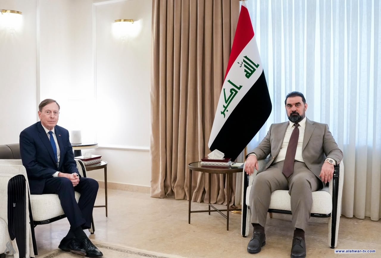 الحلبوسي و بترايوس يبحثان الأوضاع في العراق وتطورات الأحداث الإقليمية والدولية
