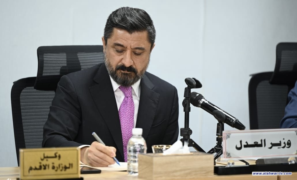 وزير العدل يوجه بمتابعة إجراءات إطلاق سراح المشمولين بالعفو العام