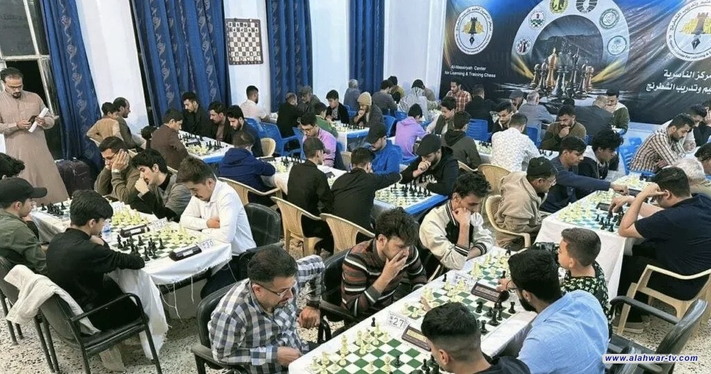 اكثر من 60 لاعبا، انطلقت بطولة مهرجان ذي قار الرمضاني للشطرنج