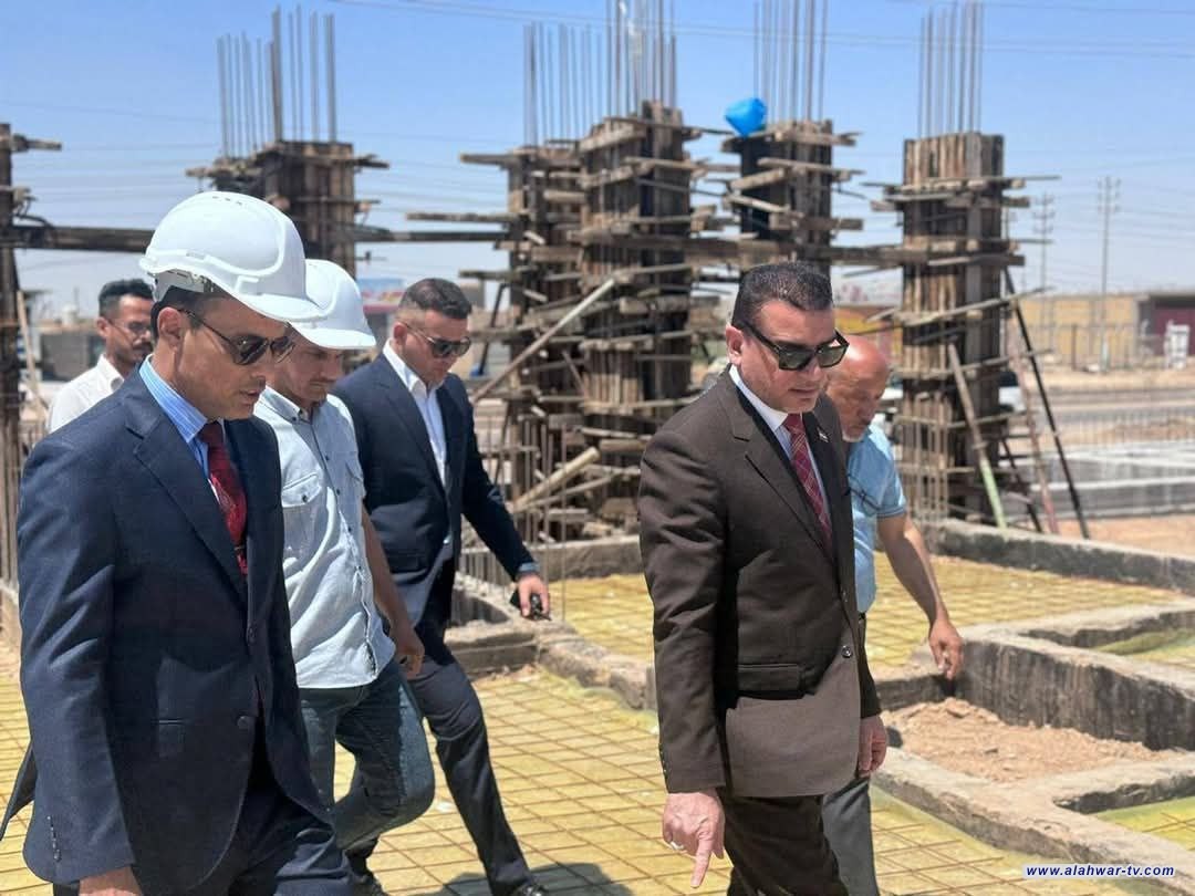 محافظ ذي قار يتابع سير العمل في مشروع مبنى المحكمة بقضاء سيد دخيل