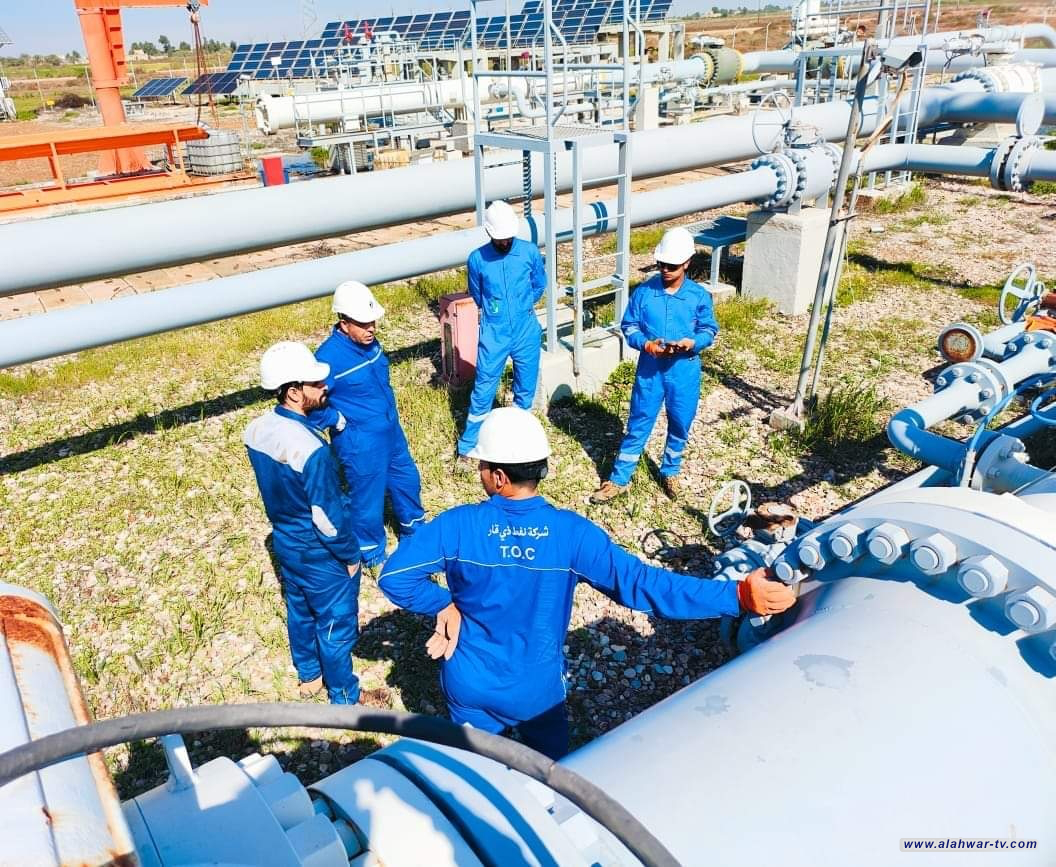 بجهد وصناعة وطنية.. نفط ذي قار تدشن قاشطة الانابيب النفطية PG-28