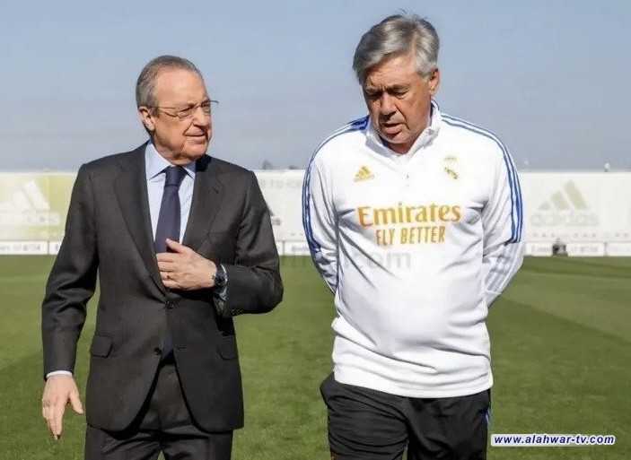 اجتماع حاسم بين بيريز وأنشيلوتي