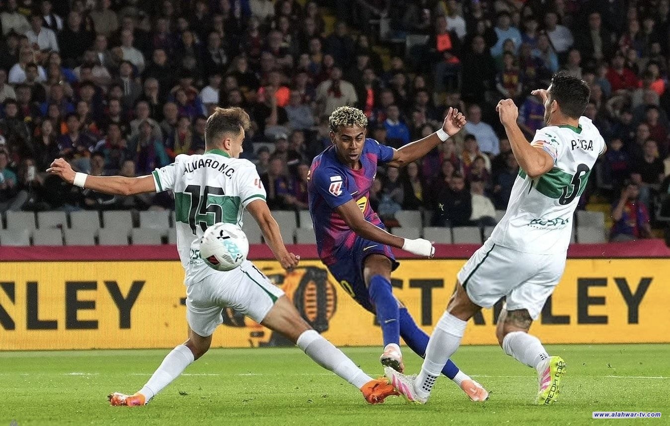 برشلونة يهزم إلتشي بثلاثية في الليجا
